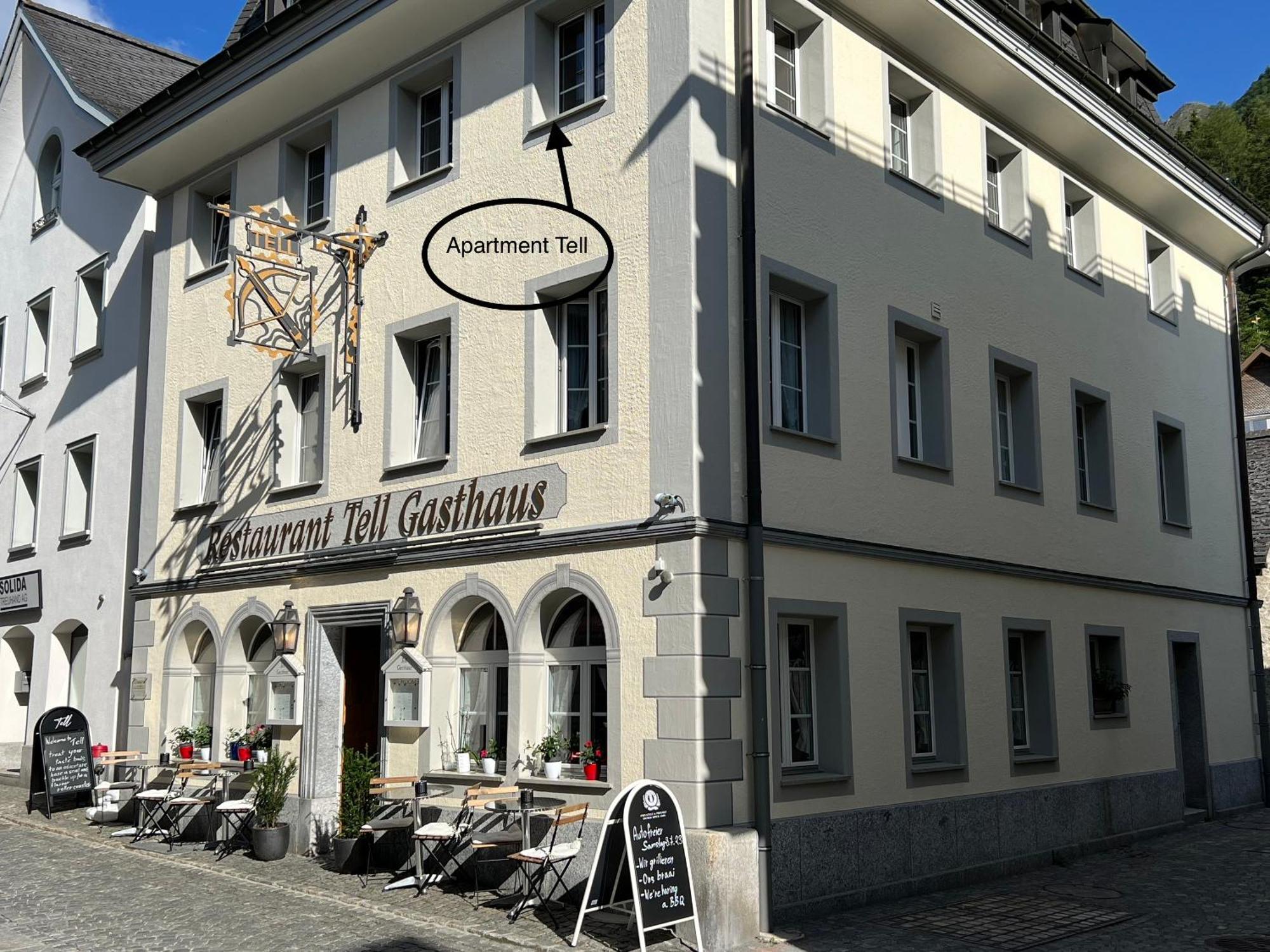Gasthaus Tell Andermatt Eksteriør billede